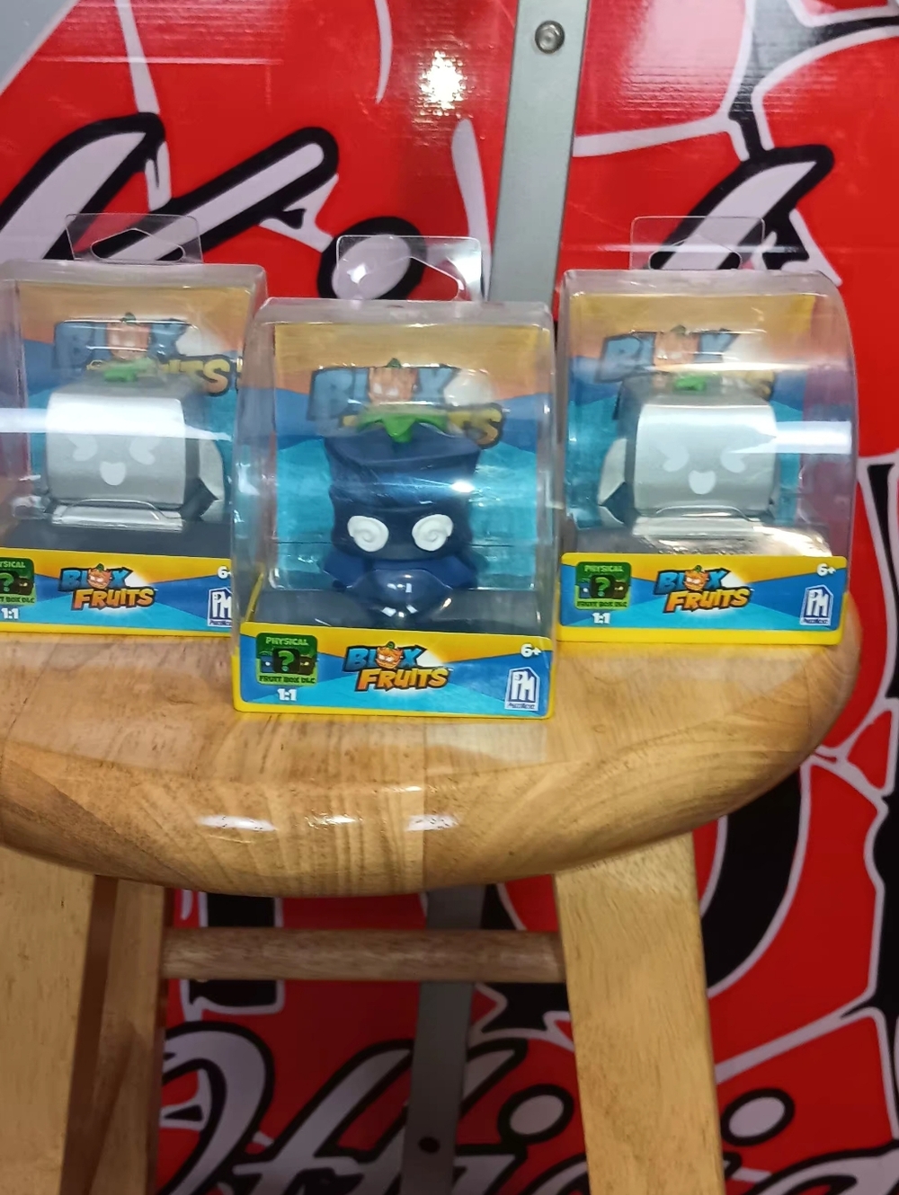 Blox Fruits Collectible Figure - Blue Fruit 3 Piece Set
